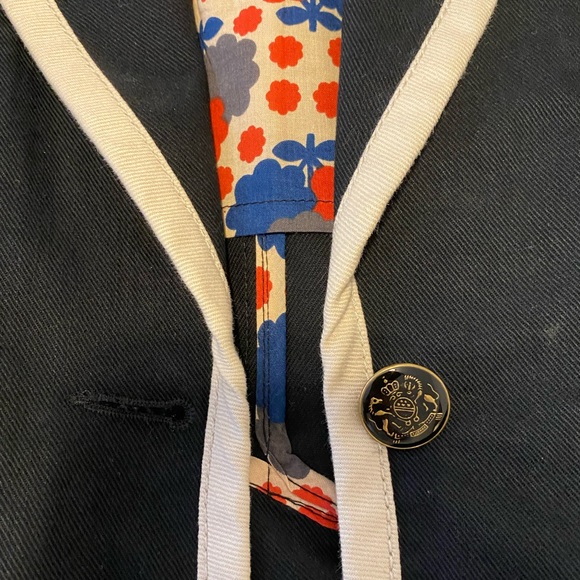 Black Blazer with white piping. - Picture 5 of 7